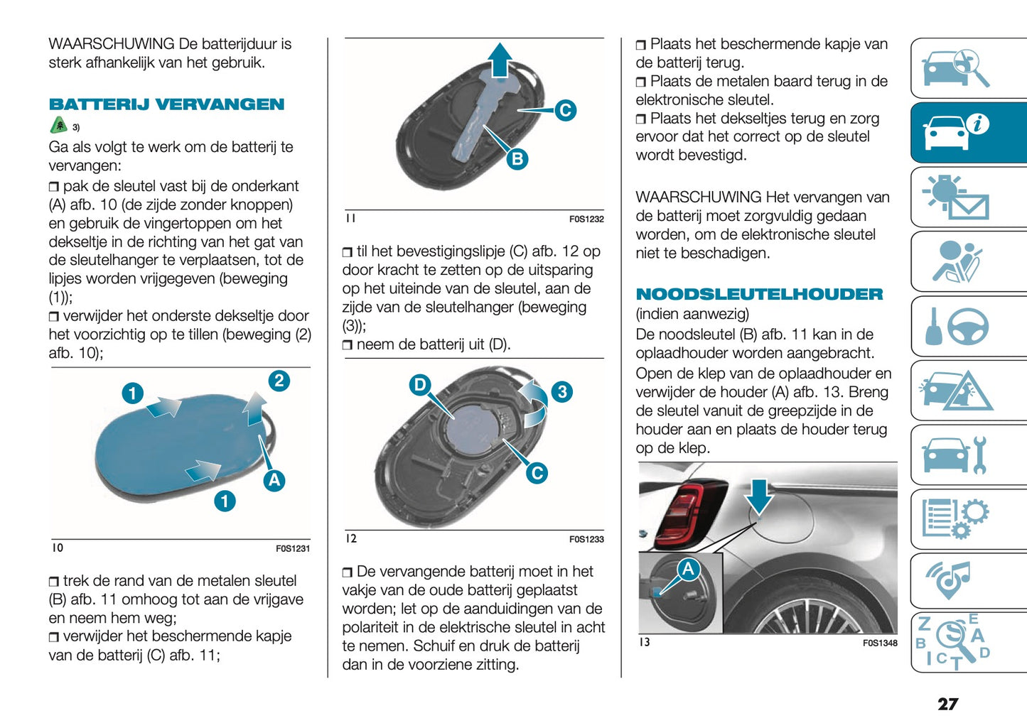 2026 Fiat 500 Gebruikershandleiding | Nederlands