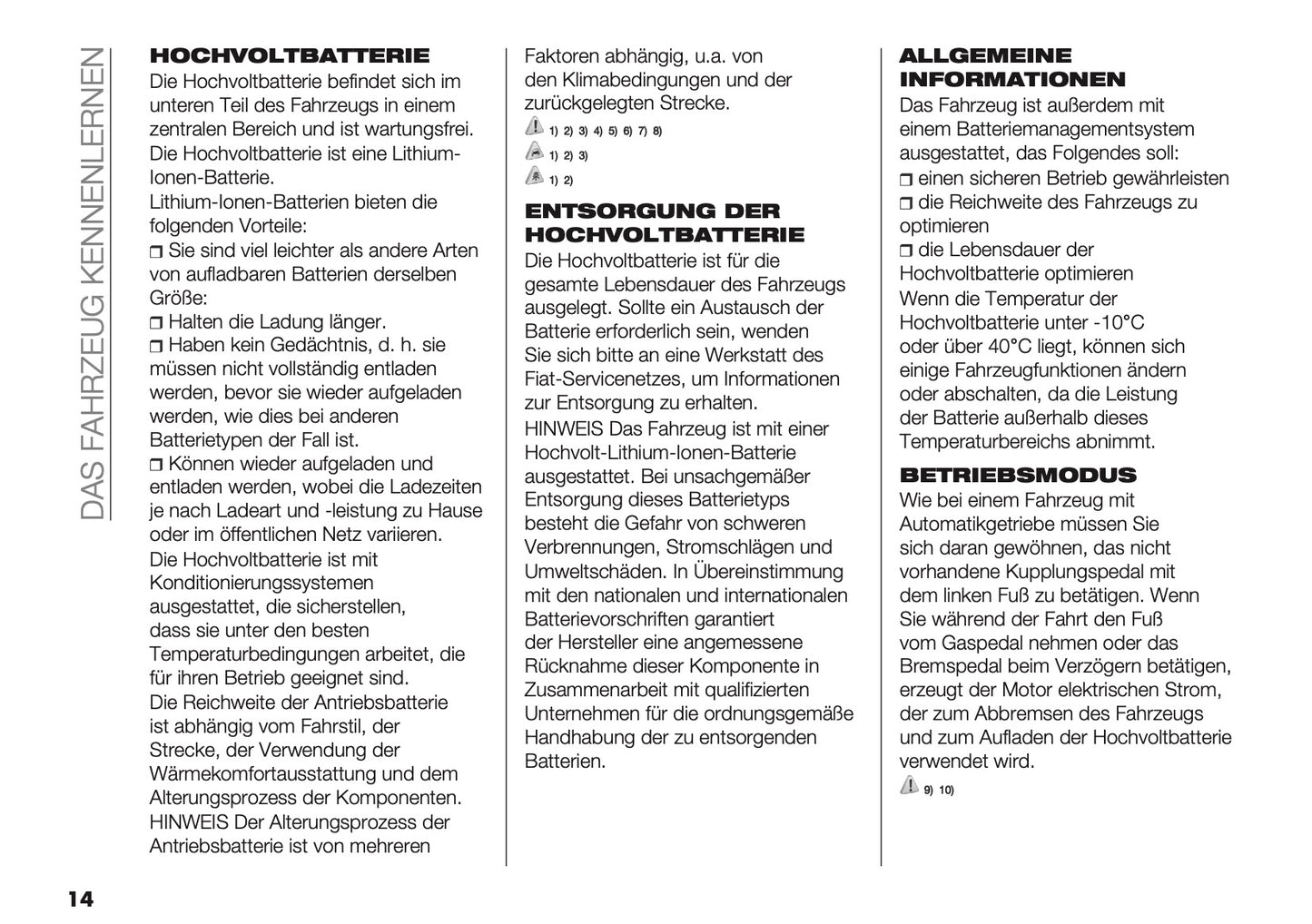 2026 Fiat 600 Owner's Manual | German