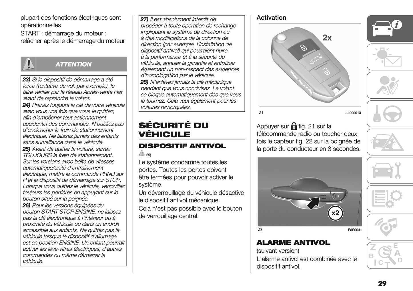 2025-2026 Fiat 600 Owner's Manual | French