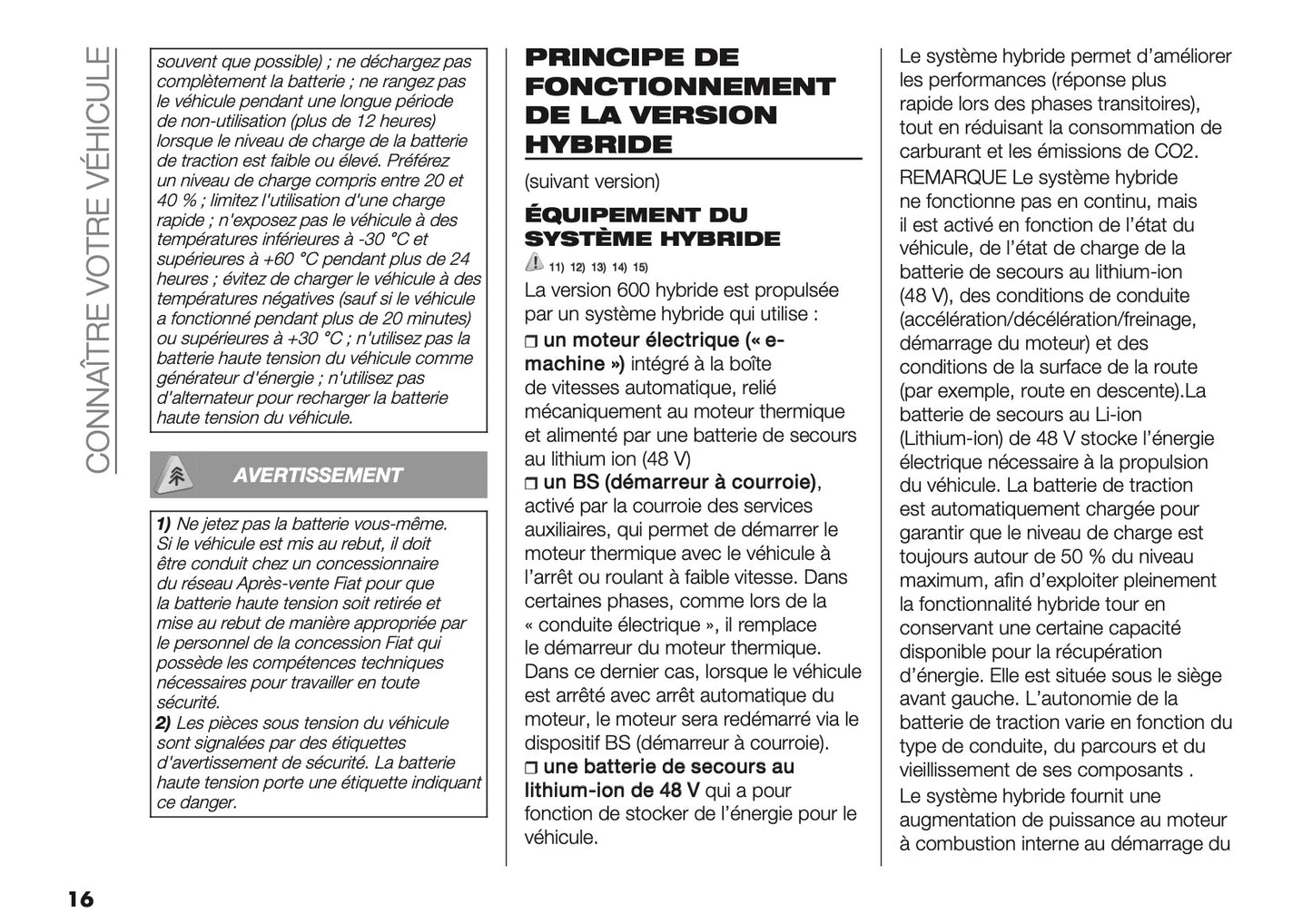 2026 Fiat 600 Owner's Manual | French