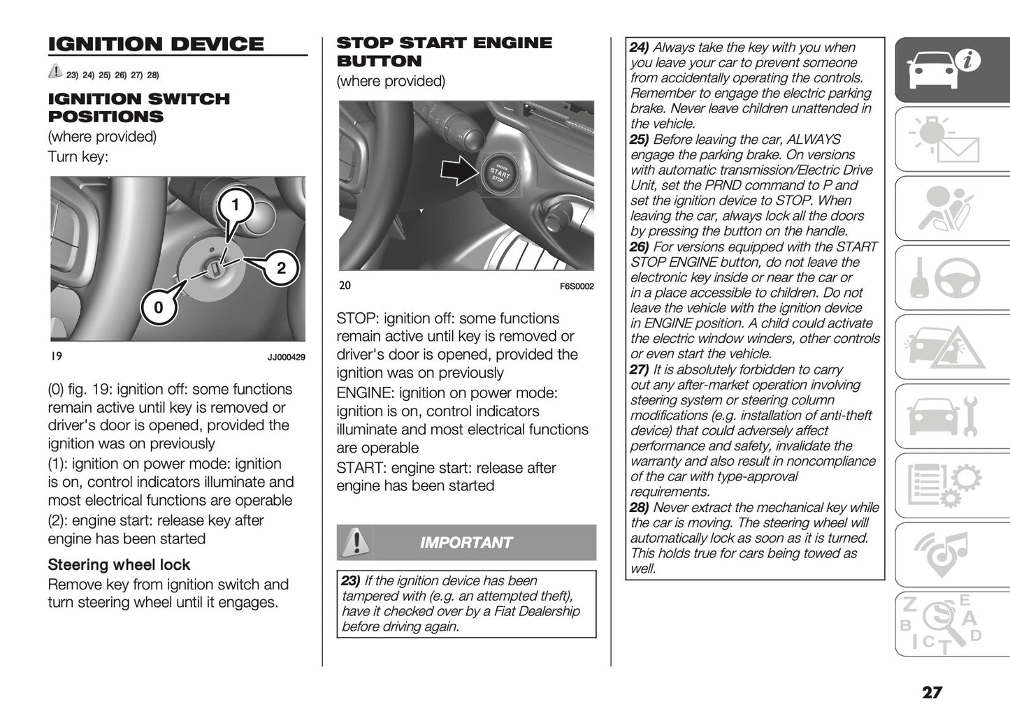 2026 Fiat 600 Owner's Manual | English