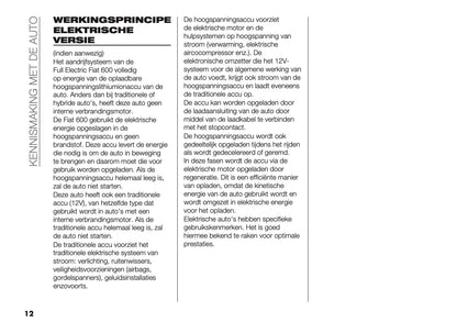 2025-2026 Fiat 600 Gebruikershandleiding | Nederlands