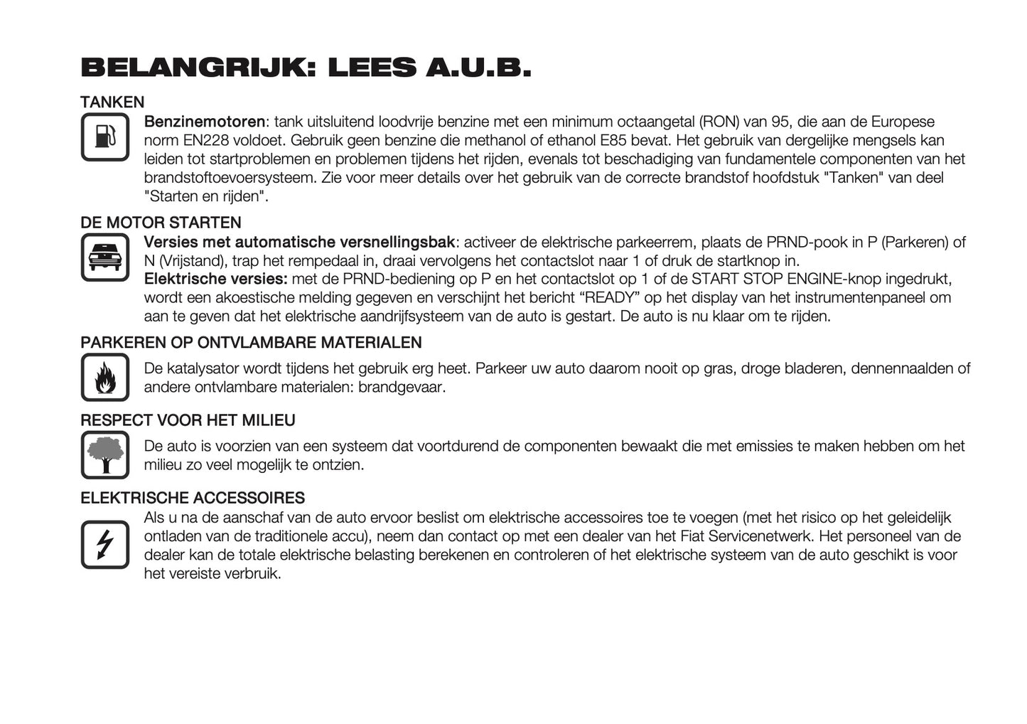 2025-2026 Fiat 600 Gebruikershandleiding | Nederlands