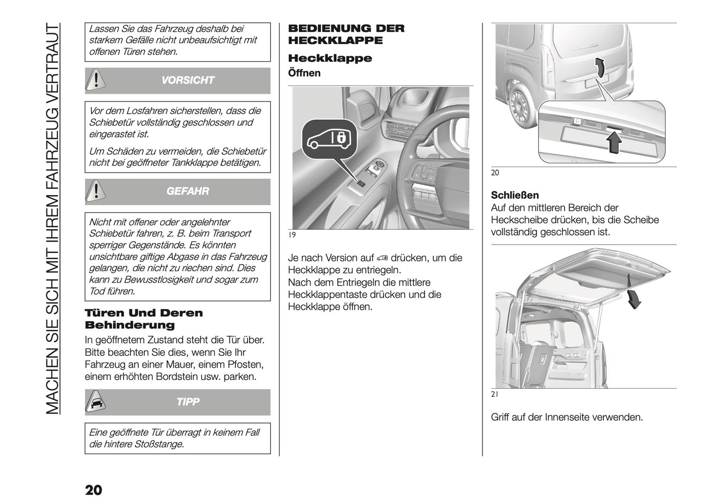 2026 Fiat Doblò Owner's Manual | German