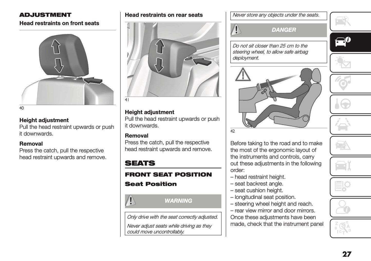 2025 Fiat Doblò Owner's Manual | English
