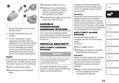 2026 Fiat Doblo Owner's Manual | English