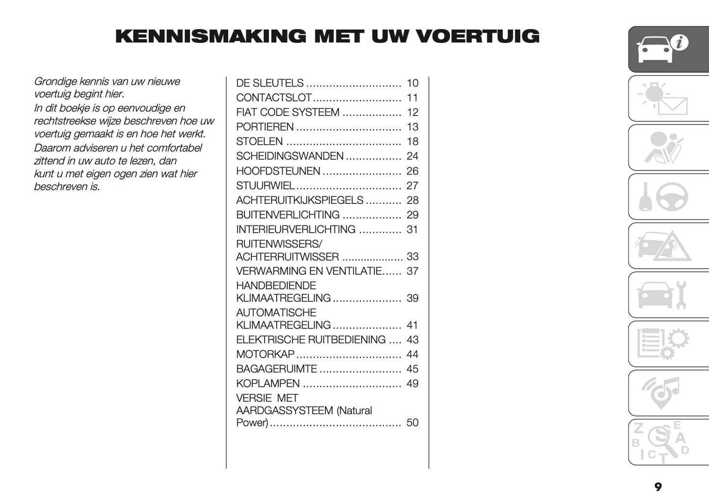 2018 Fiat Doblò Gebruikershandleiding | Nederlands
