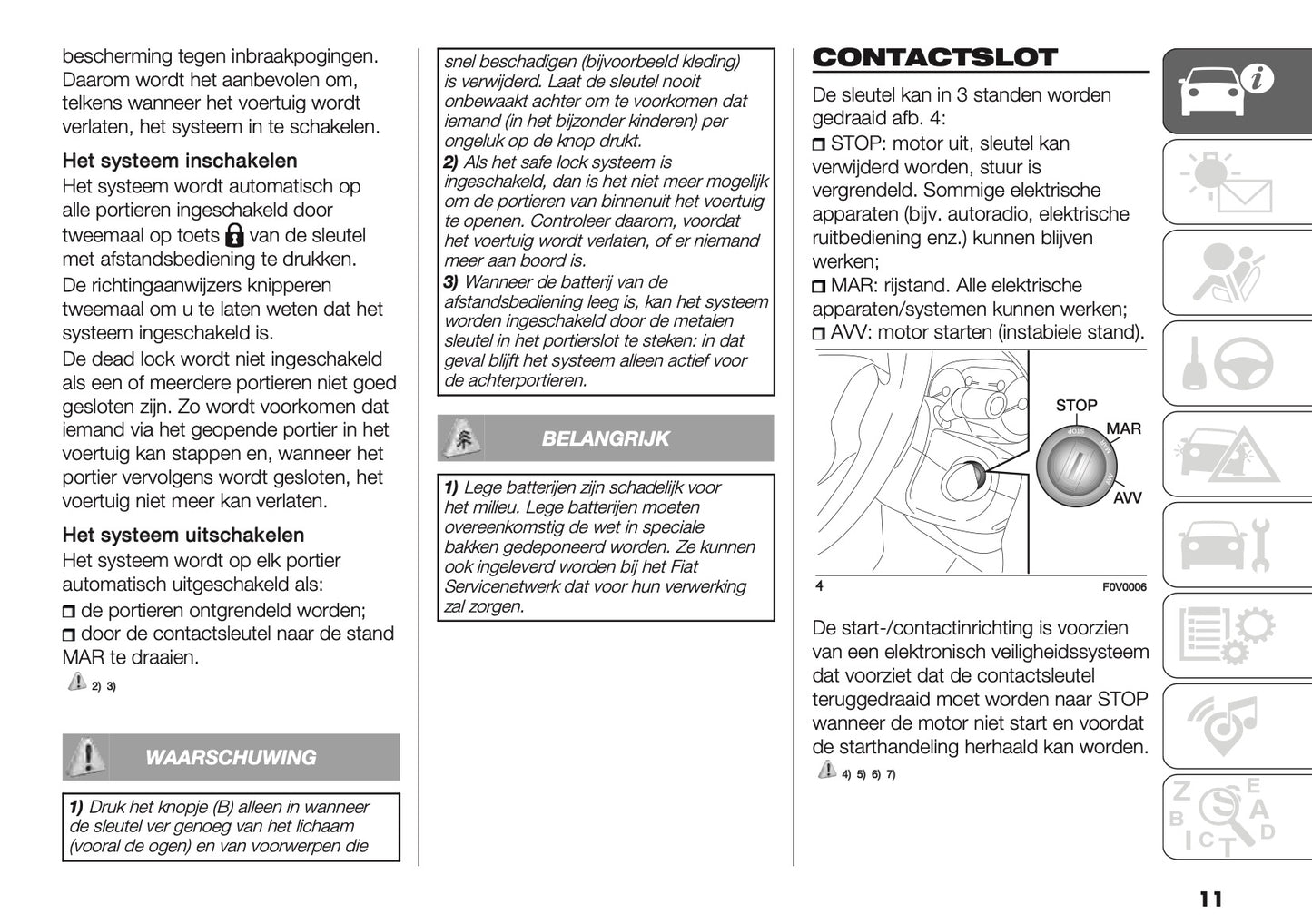 2018 Fiat Doblò Gebruikershandleiding | Nederlands