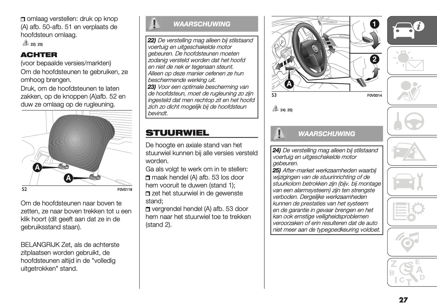 2018 Fiat Doblò Gebruikershandleiding | Nederlands