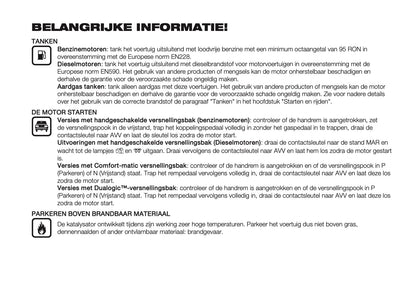 2018 Fiat Doblò Gebruikershandleiding | Nederlands