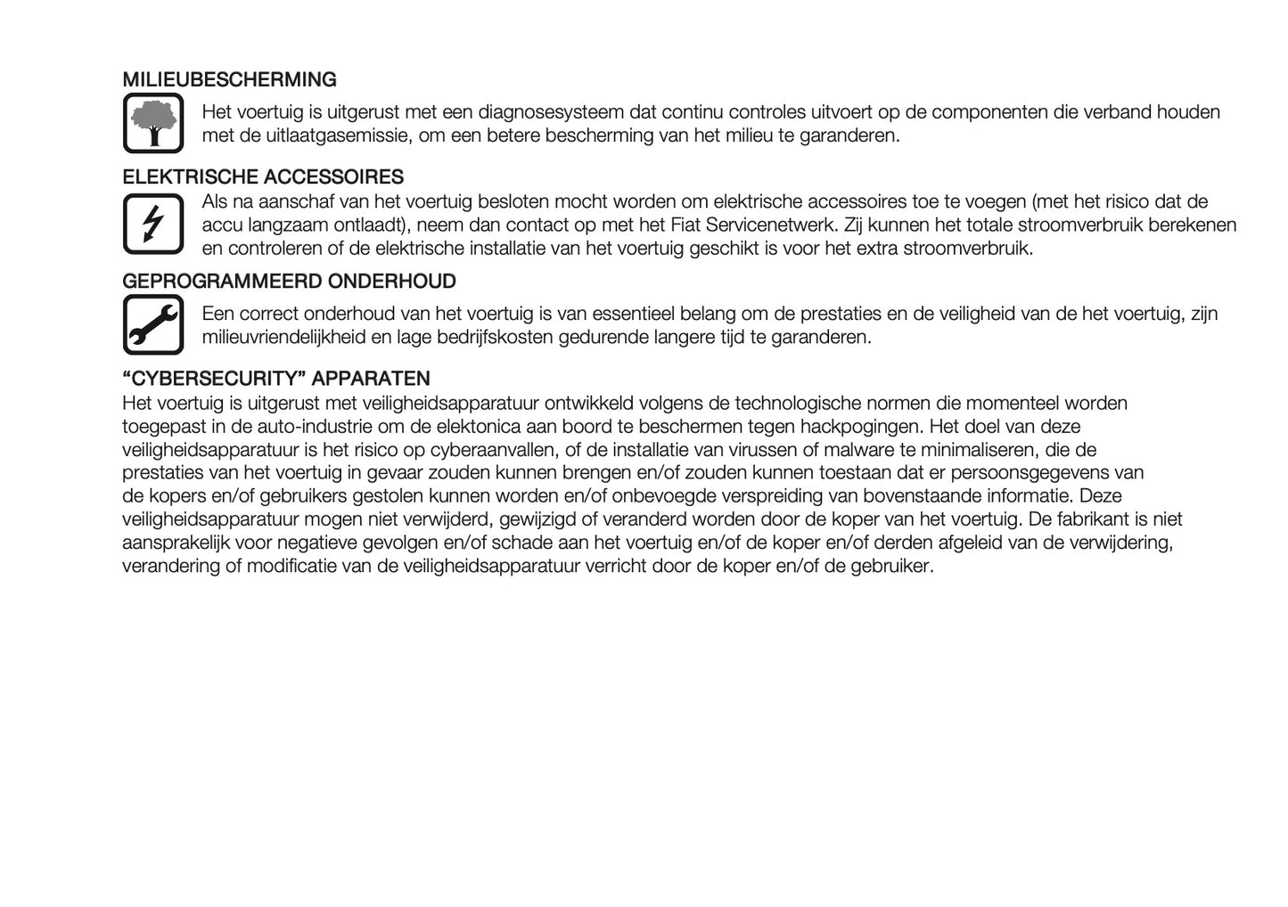 2018 Fiat Doblò Gebruikershandleiding | Nederlands