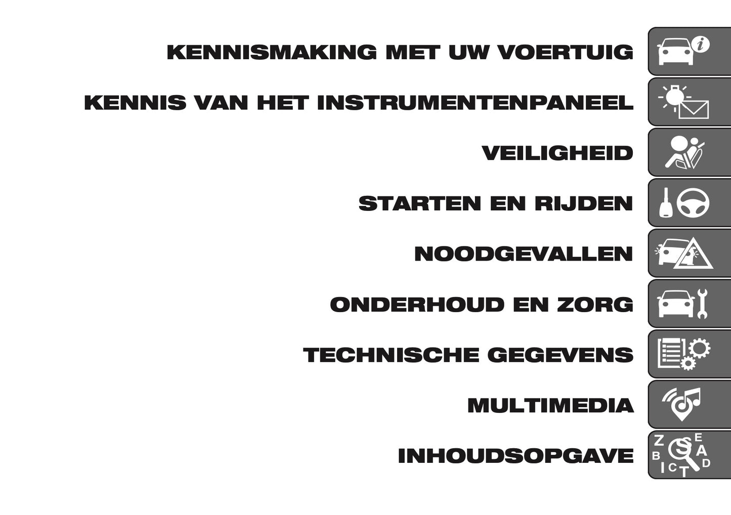 2018 Fiat Doblò Gebruikershandleiding | Nederlands