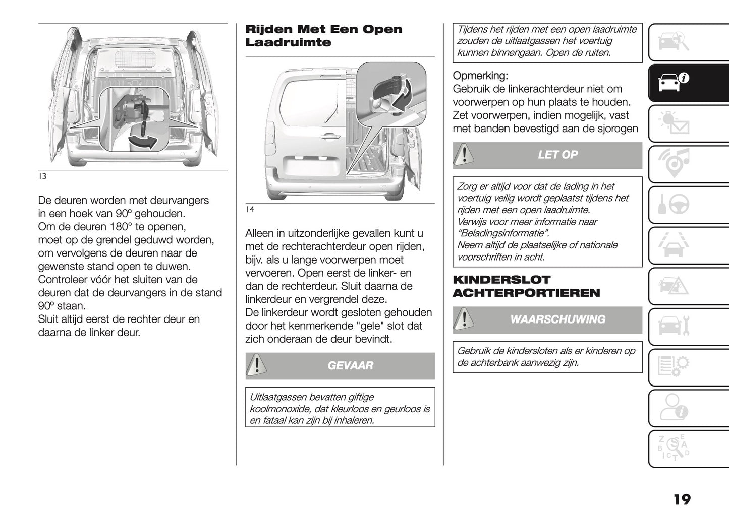 2025 Fiat Doblo Owner's Manual | Dutch