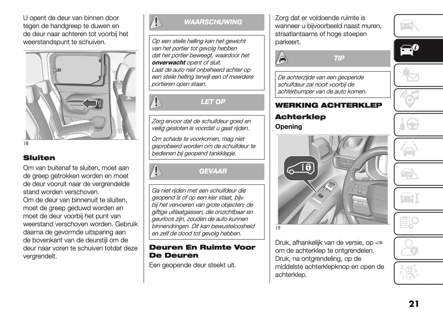 2025 Fiat Doblo Owner's Manual | Dutch