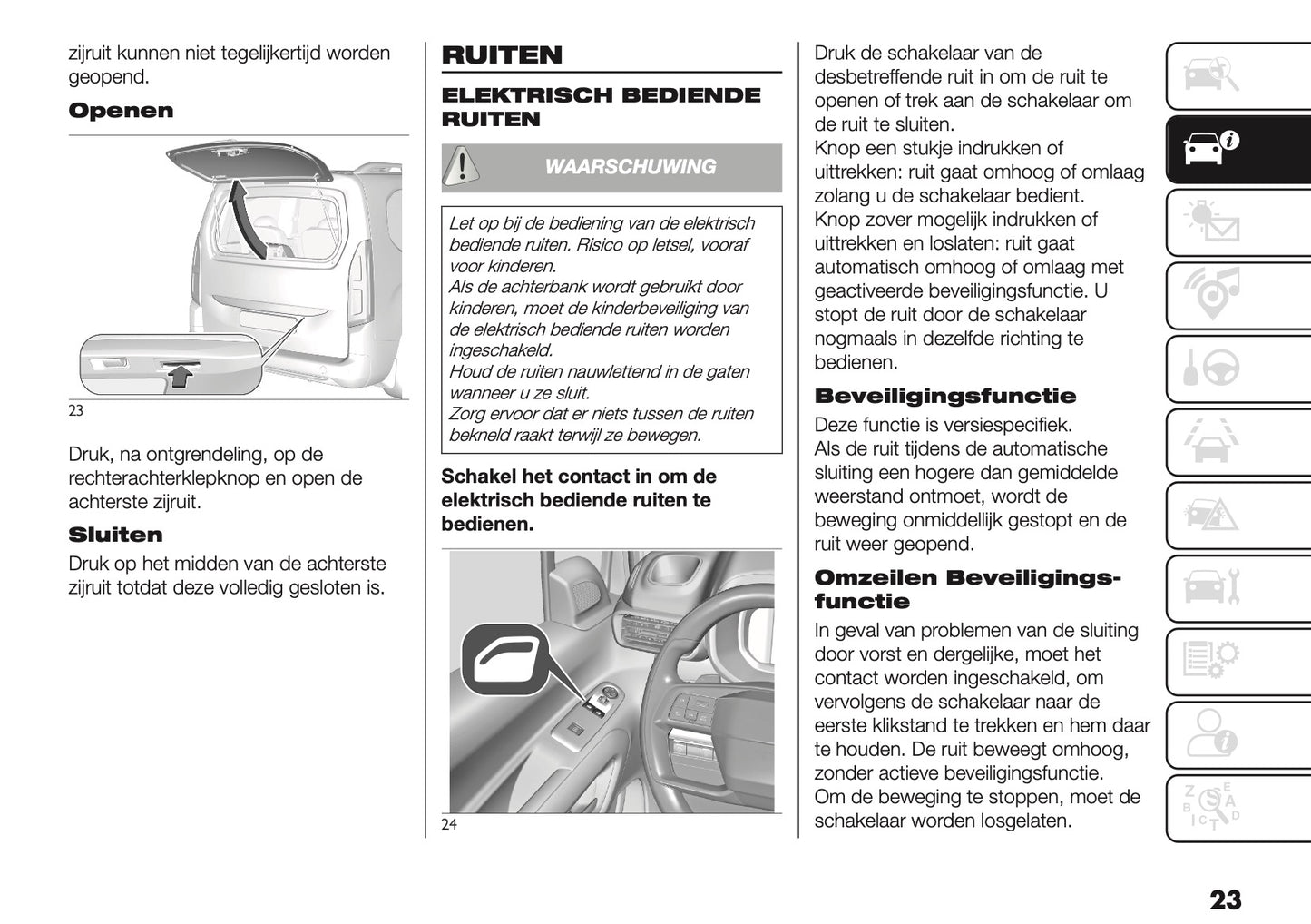 2025 Fiat Doblo Owner's Manual | Dutch
