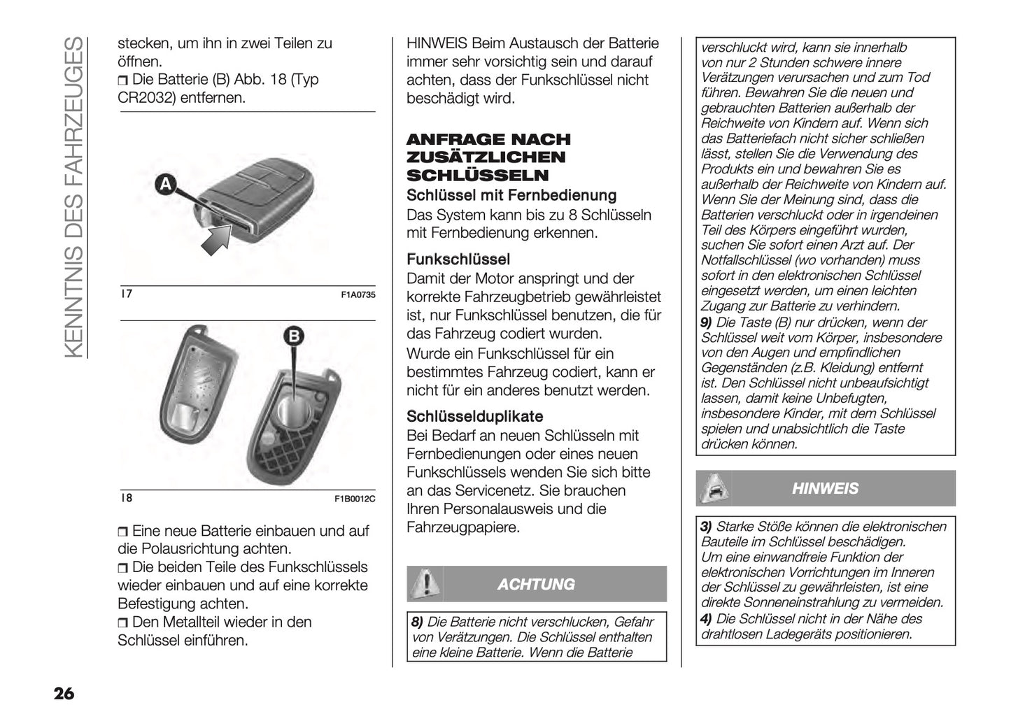 2025 Fiat Ducato Owner's Manual | German