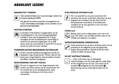 2010-2011 Fiat Ducato Gebruikershandleiding | Nederlands