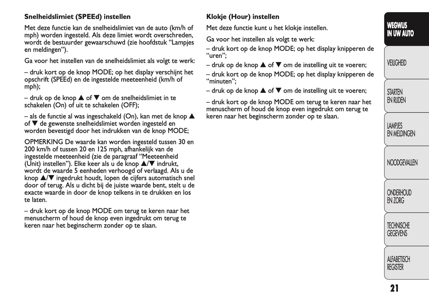 2010-2011 Fiat Ducato Gebruikershandleiding | Nederlands
