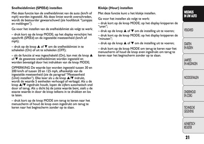 2010-2011 Fiat Ducato Gebruikershandleiding | Nederlands