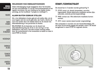 2011-2012 Fiat Ducato 250 Gebruikershandleiding | Nederlands