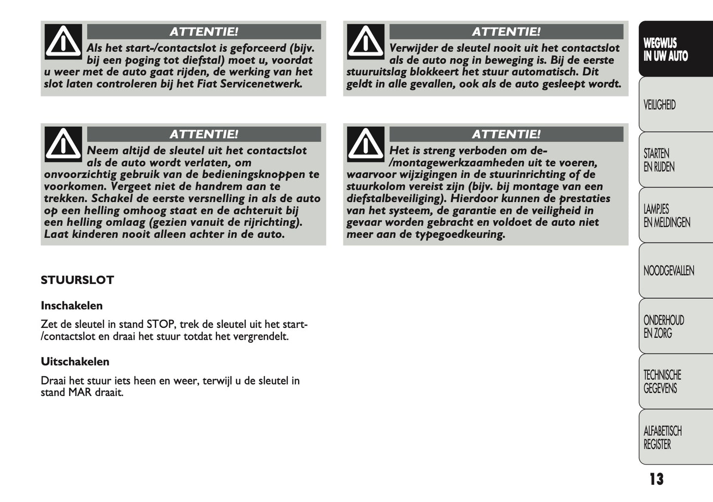 2011-2012 Fiat Ducato 250 Gebruikershandleiding | Nederlands