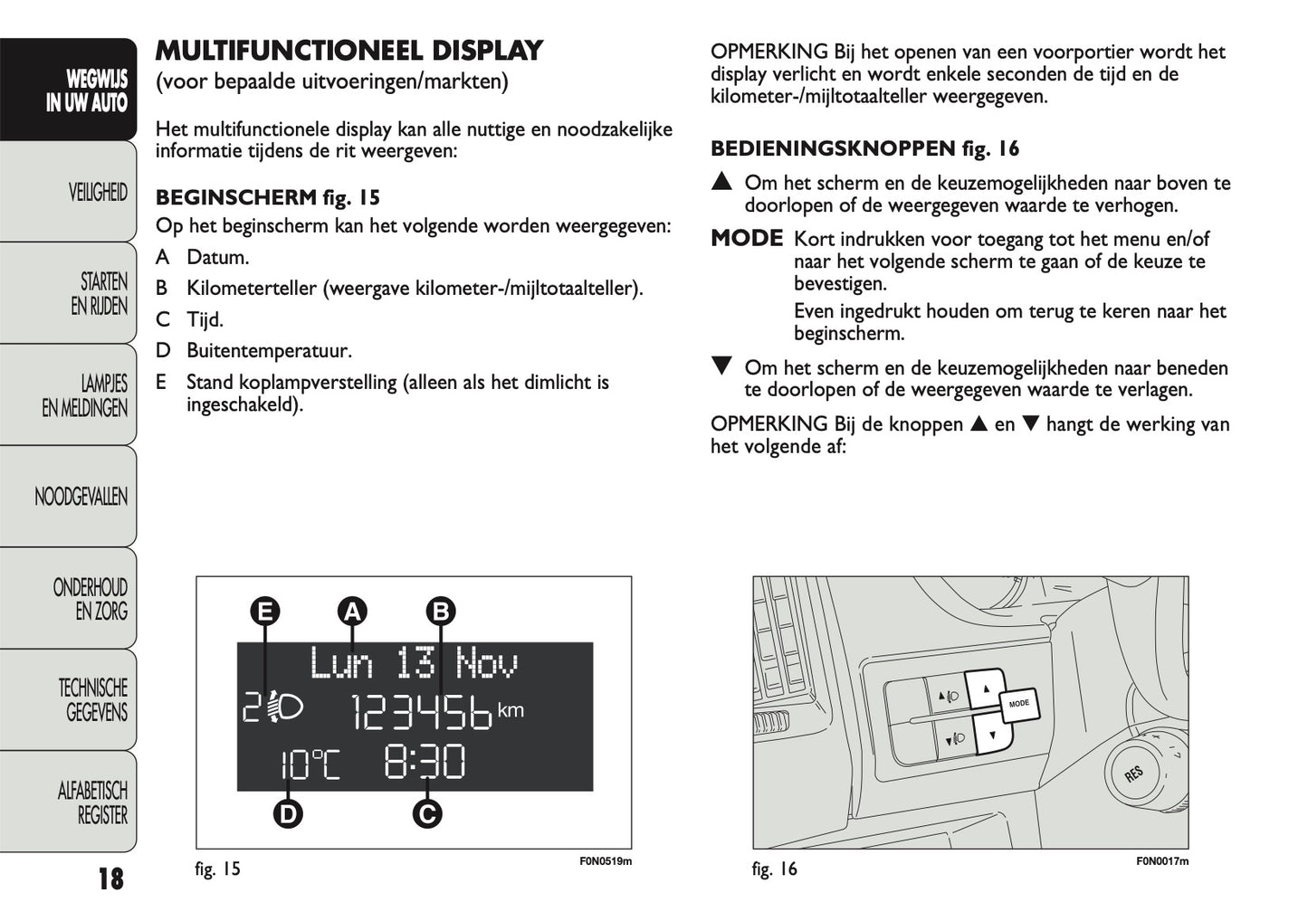2011-2012 Fiat Ducato 250 Gebruikershandleiding | Nederlands