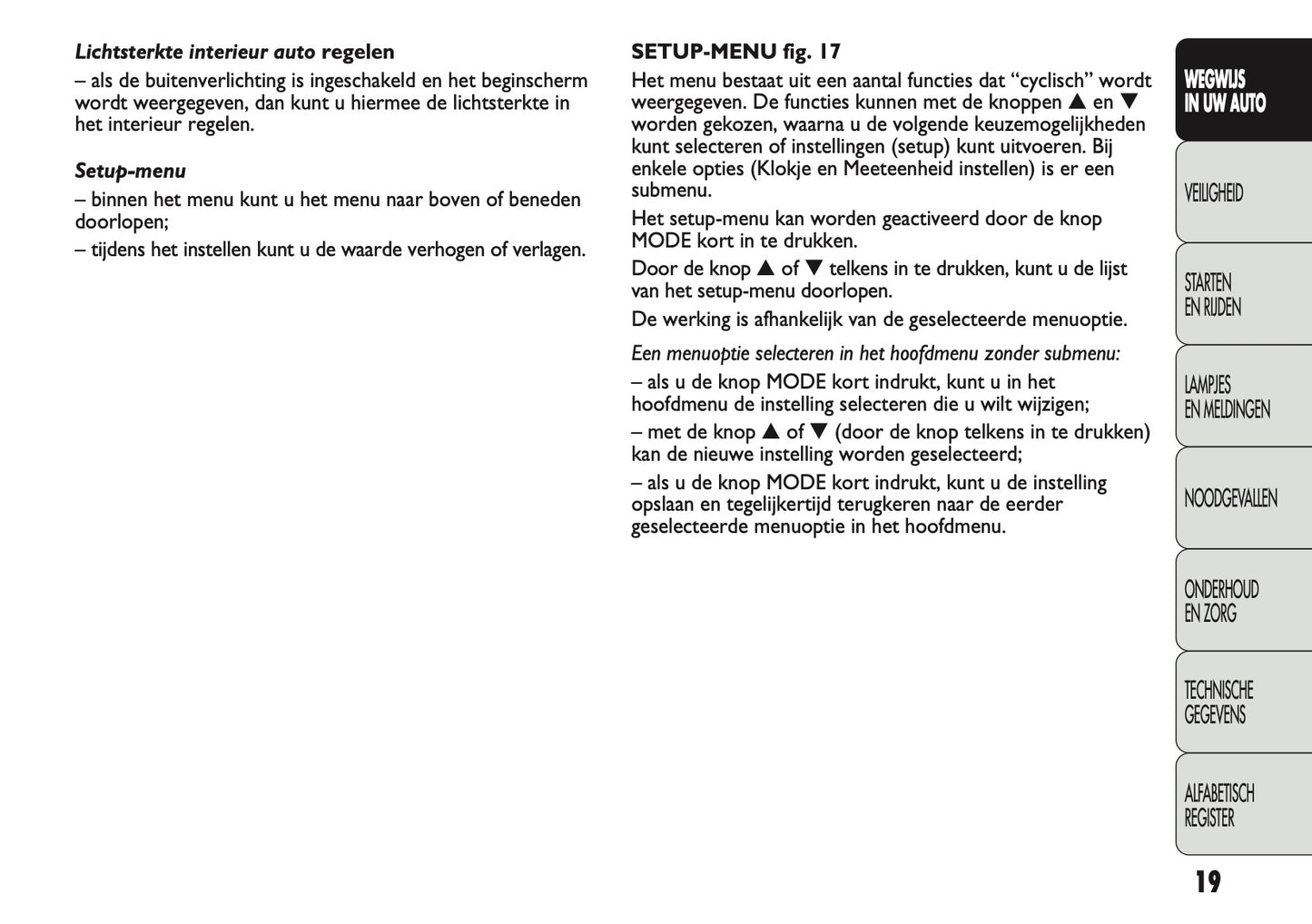 2011-2012 Fiat Ducato 250 Gebruikershandleiding | Nederlands