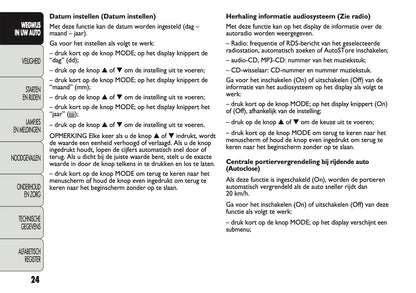 2011-2012 Fiat Ducato 250 Gebruikershandleiding | Nederlands