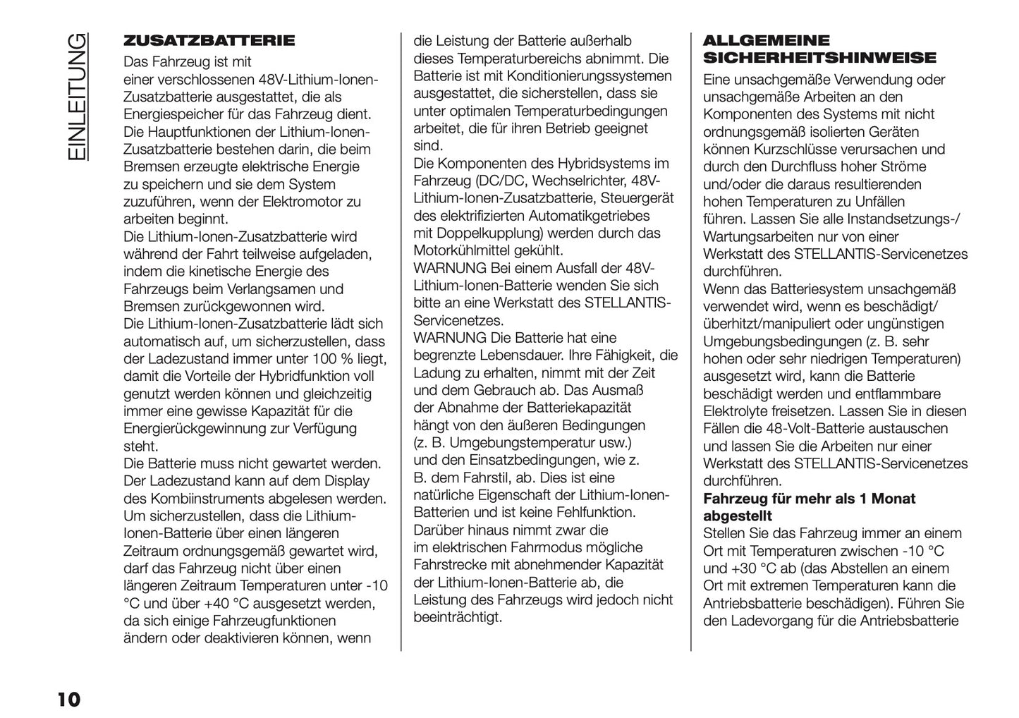 2025-2026 Fiat Grande Panda Owner's Manual | German