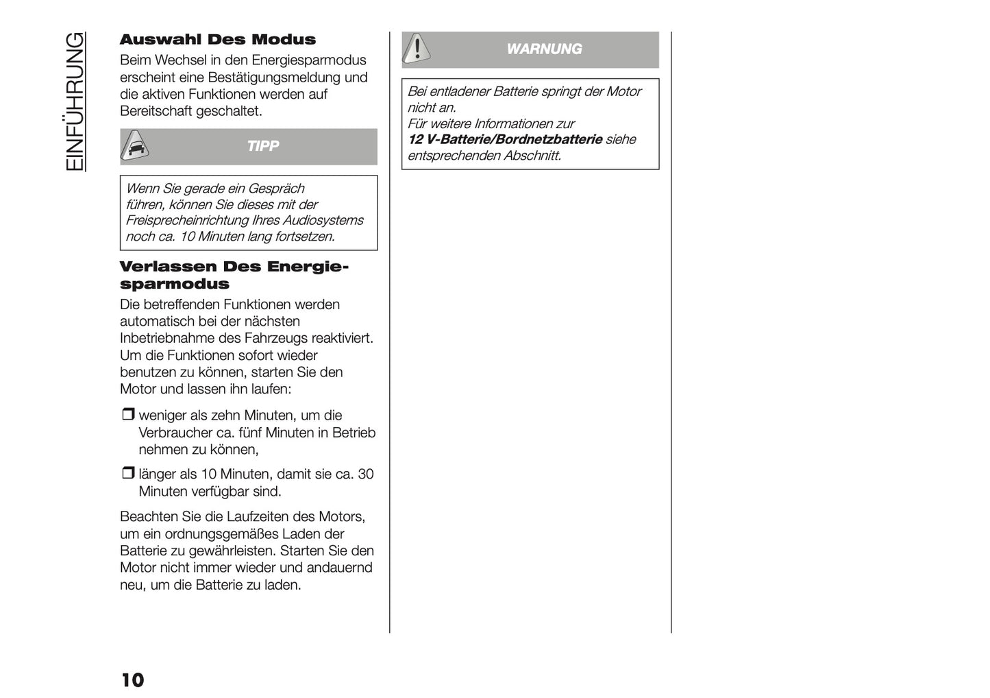 2026 Fiat Grande Panda Bedienungsanleitung | Deutsch