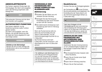 2026 Fiat Grande Panda Bedienungsanleitung | Deutsch