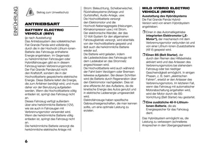 2026 Fiat Grande Panda Bedienungsanleitung | Deutsch