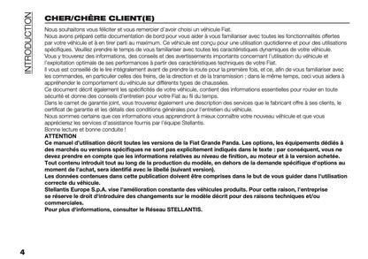 2025-2026 Fiat Grande Panda Owner's Manual | French