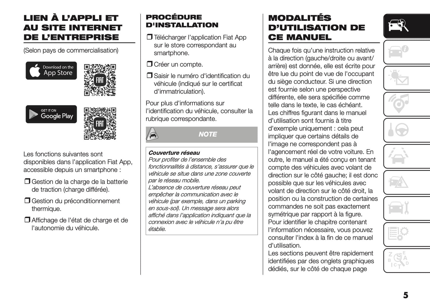 2025-2026 Fiat Grande Panda Owner's Manual | French