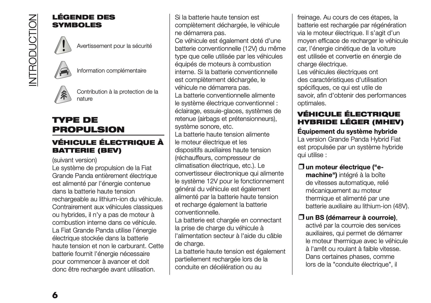 2026 Fiat Grande Panda Owner's Manual | French