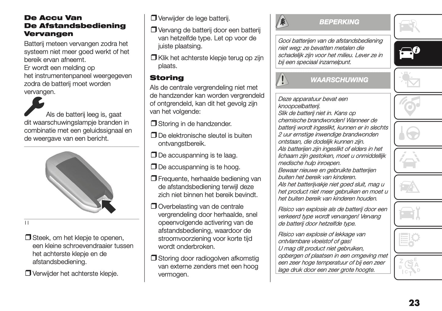 2025 Fiat Grande Panda Owner's Manual | Dutch