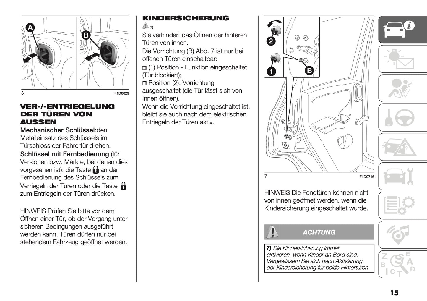 2025-2026 Fiat Panda/Pandina Owner's Manual | German
