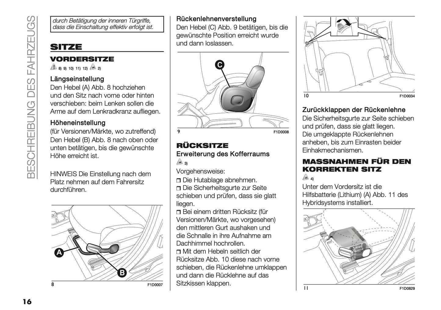 2025-2026 Fiat Panda/Pandina Owner's Manual | German