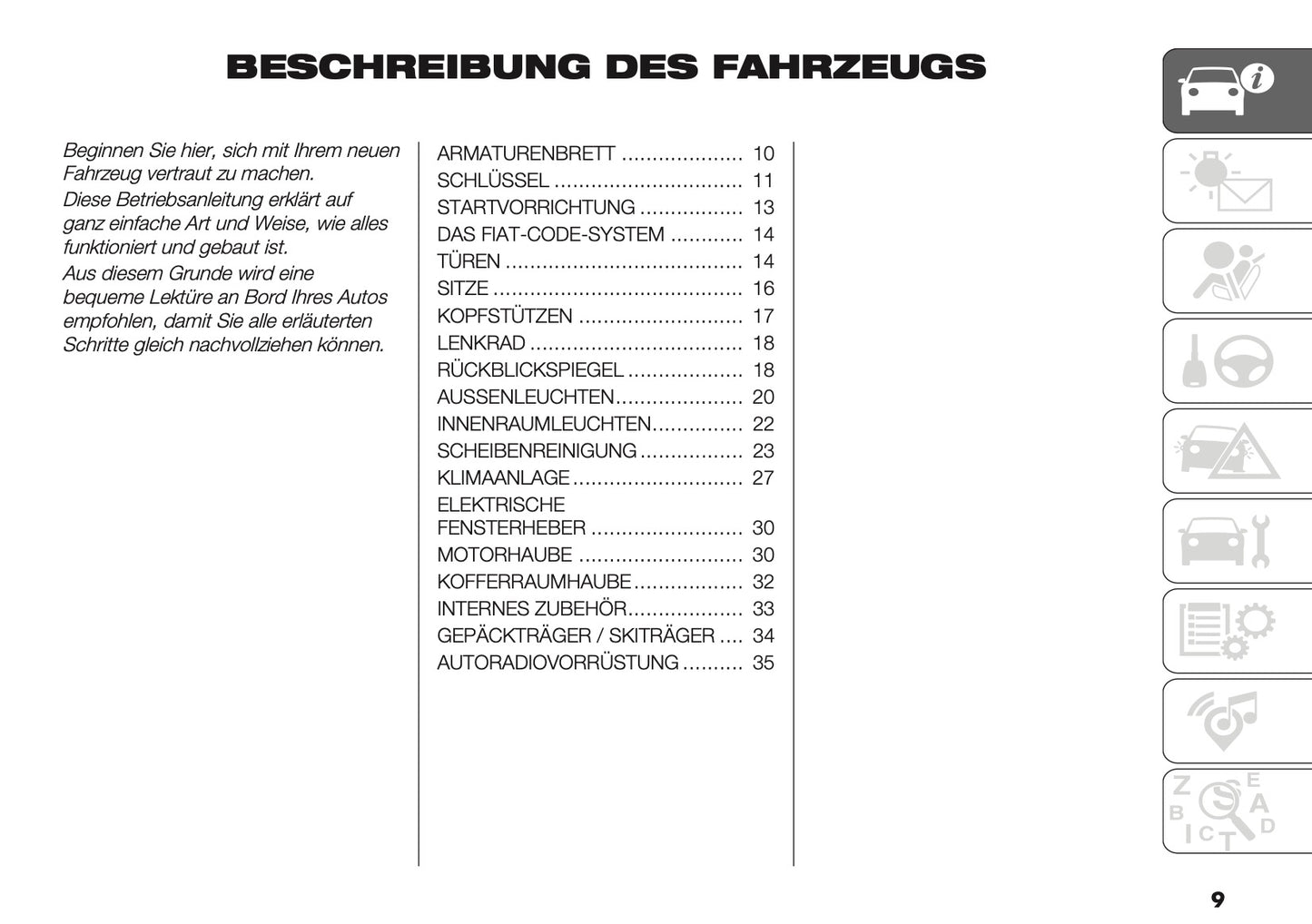2025-2026 Fiat Panda/Pandina Owner's Manual | German