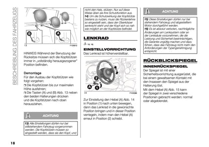 2026 Fiat Panda/Pandina Bedienungsanleitung | Deutsch