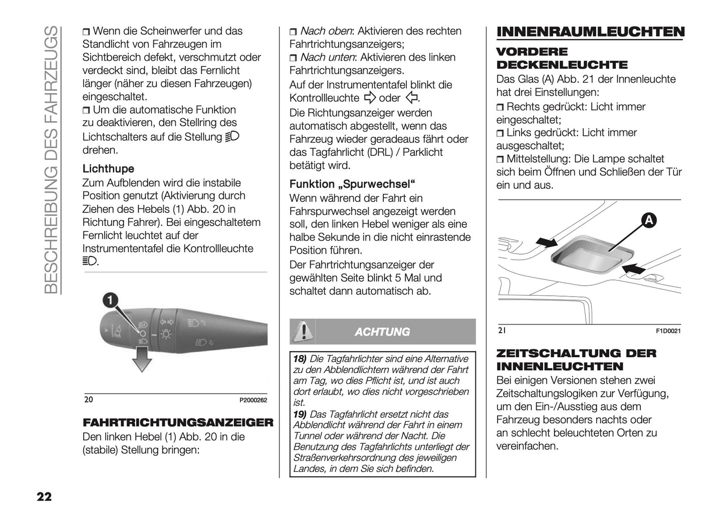 2026 Fiat Panda/Pandina Bedienungsanleitung | Deutsch