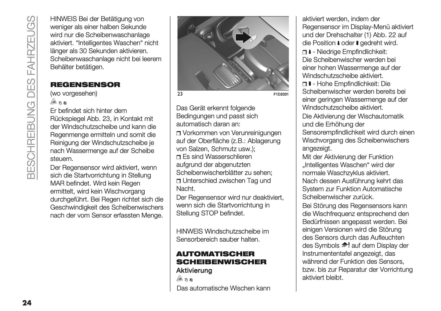 2026 Fiat Panda/Pandina Bedienungsanleitung | Deutsch