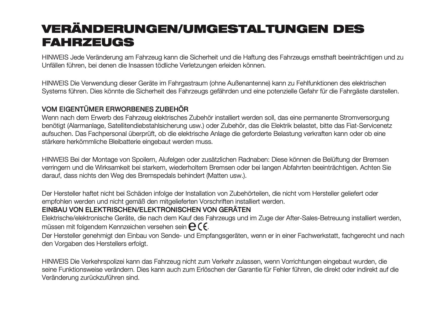 2026 Fiat Panda/Pandina Bedienungsanleitung | Deutsch