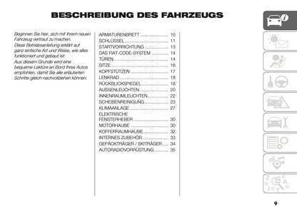 2026 Fiat Panda/Pandina Bedienungsanleitung | Deutsch