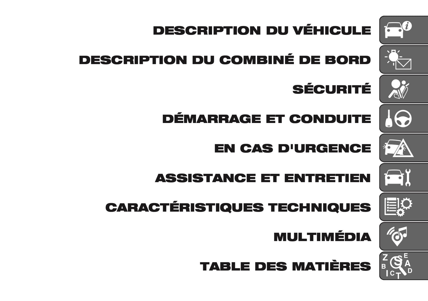 2025-2026 Fiat Panda/Pandina Owner's Manual | French