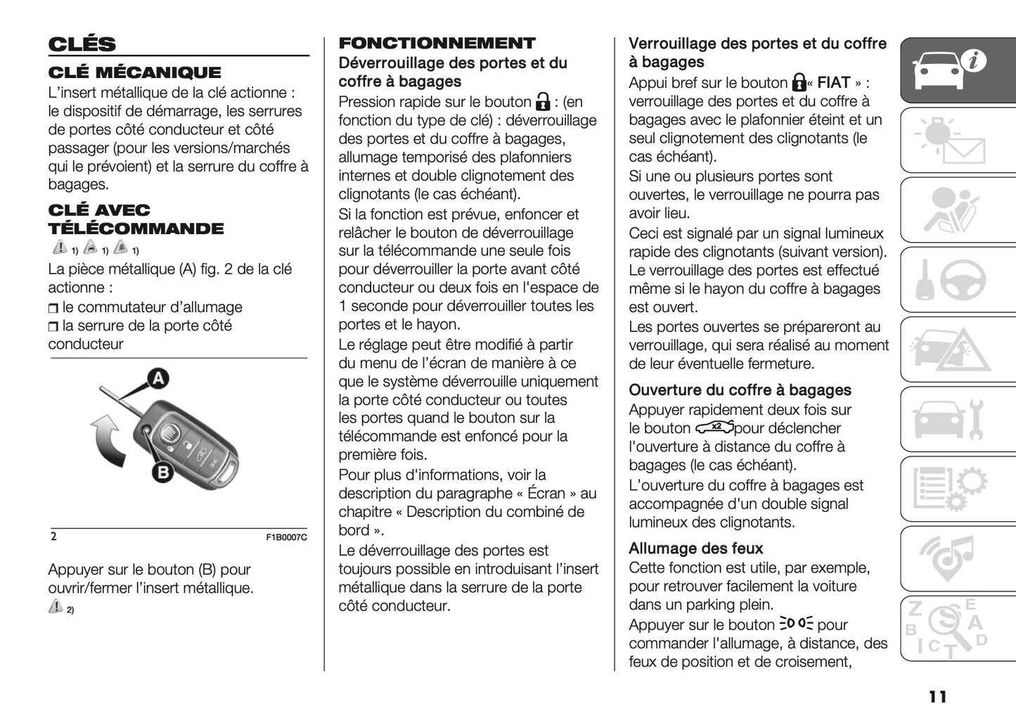 2026 Fiat Panda/Pandina Owner's Manual | French