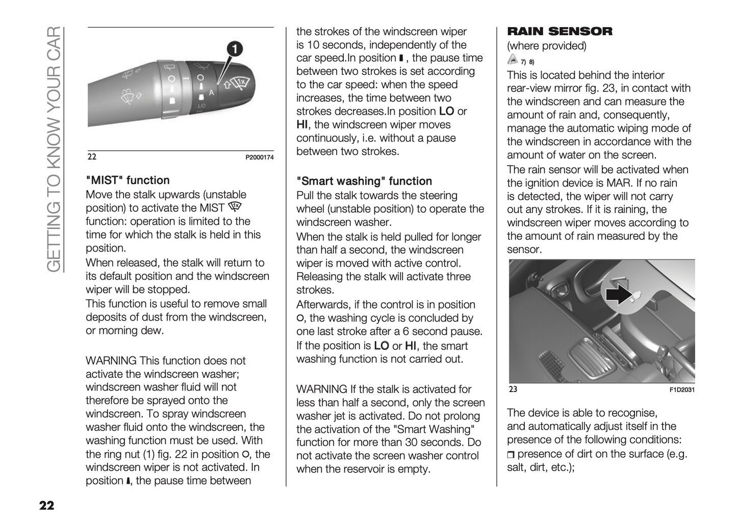 2024-2025 Fiat Panda/Panda Cross Owner's Manual | English