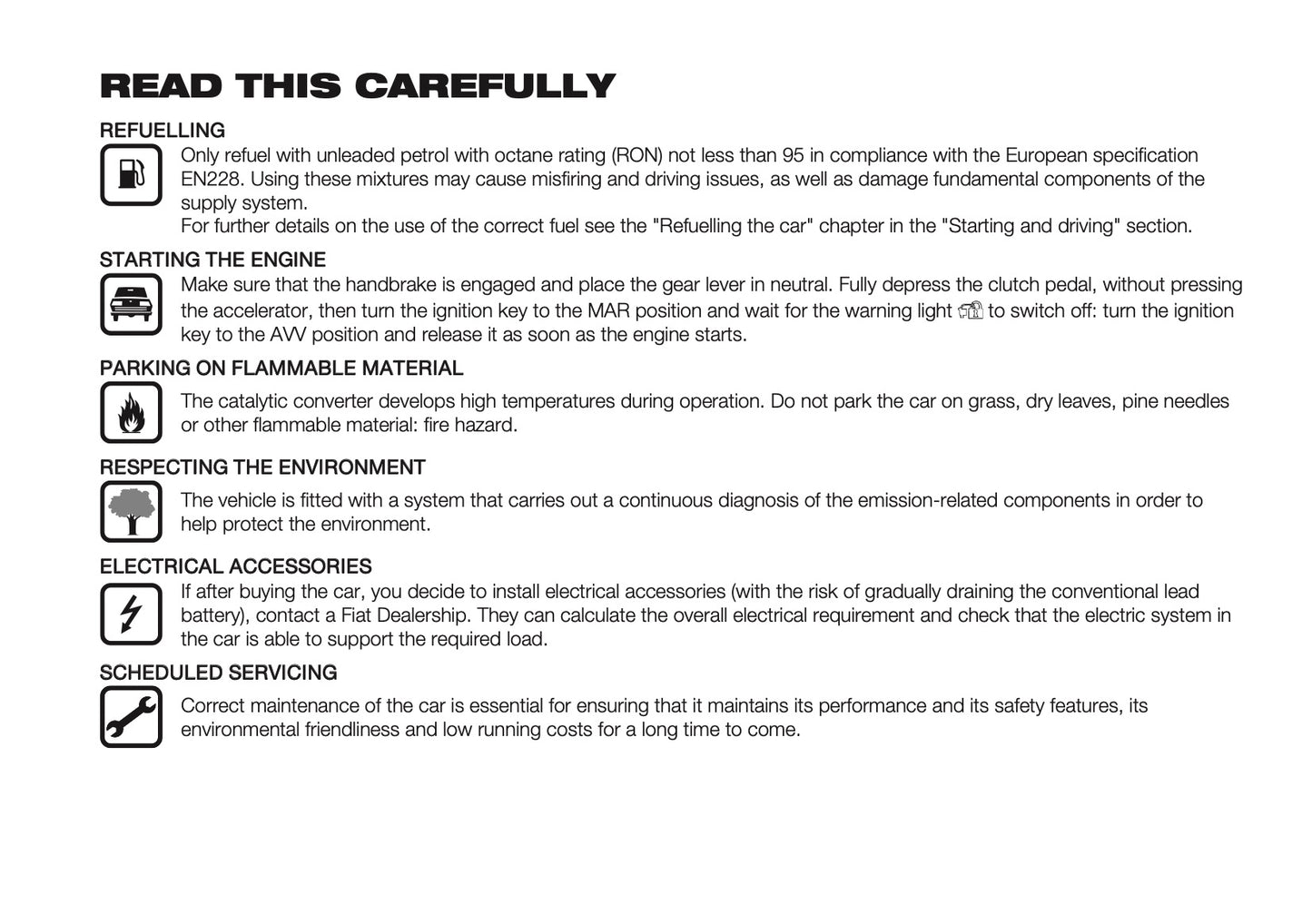 2025-2026 Fiat Panda/Pandina Owner's Manual | English