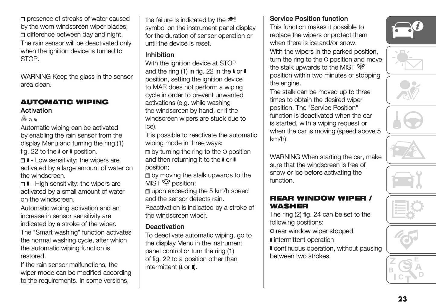 2025-2026 Fiat Panda/Pandina Owner's Manual | English