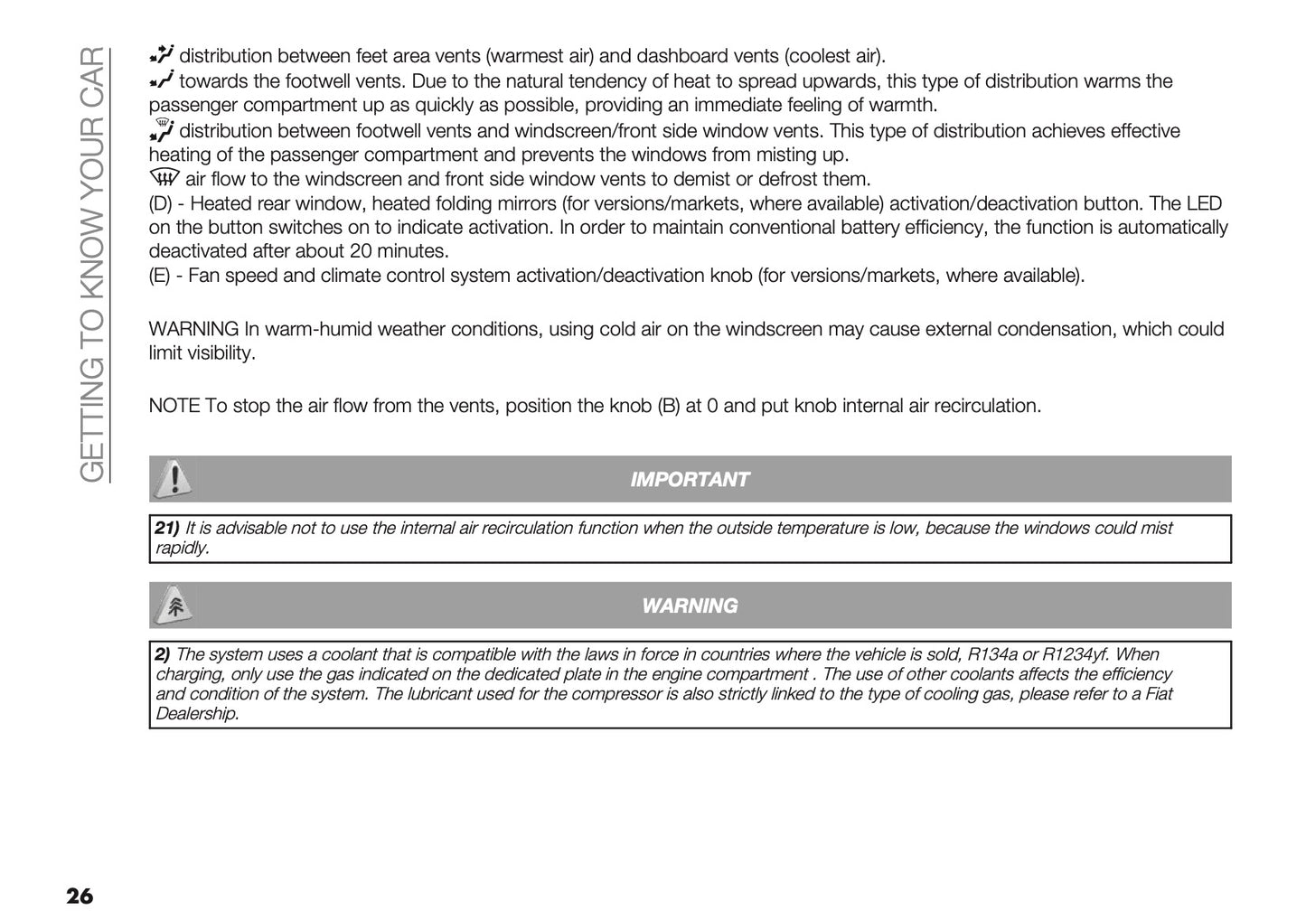 2025-2026 Fiat Panda/Pandina Owner's Manual | English